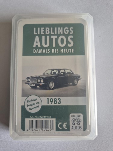 Auto quartett 1983 baujahr - quartett,