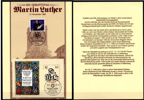 500 geburtstag von reformator - 500.,