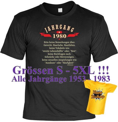 Geburtstagset shirt mini - geburtstagset,