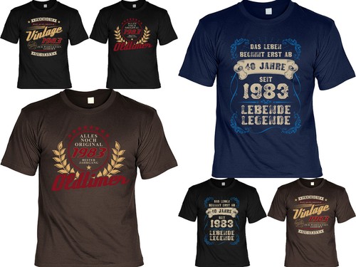 Shirt geburtstag jahrgang - t-shirt,