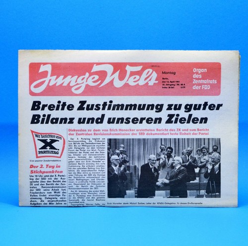 Ddr junge welt - juli, 1983