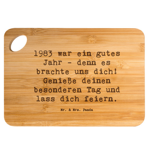 Frühstücksbrett spruch 1983 - frühstücksbrett,