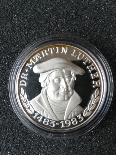 Martin luther medaille 1983 - martin, luther,
