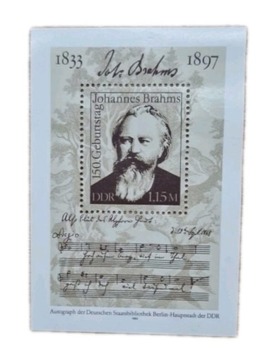 Briefmarke ddr 1983 block - briefmarke,