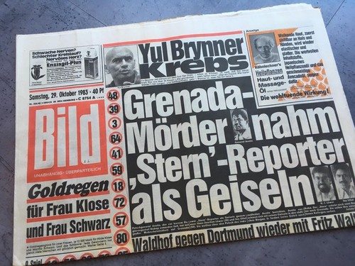Bildzeitung 1983 oktober - 29.10.1983,