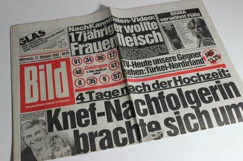 Bildzeitung 1983 oktober - bildzeitung, 12.10.1983