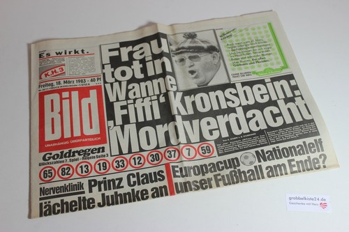 Bildzeitung 1983 märz - bildzeitung, 18.03.1983