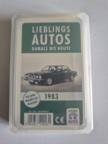 Auto quartett 1983 baujahr - auto,