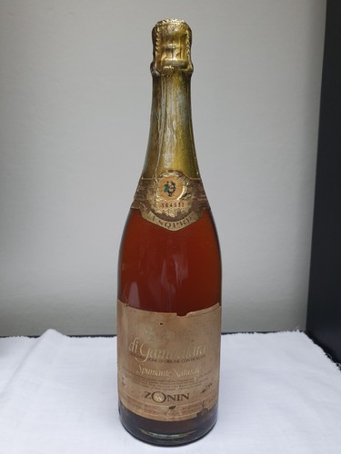 Deko sektflasche brut - -,