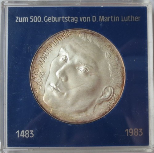 Silbermedaille 1983 zum 500 - silbermedaille,